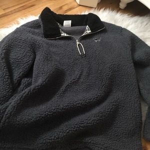 VS Pink Sherpa sweatshirt